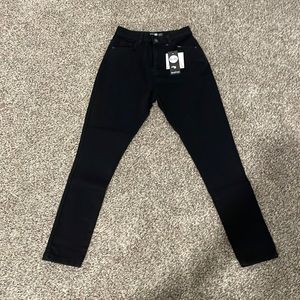 Boohoo black high waisted skinny jeans